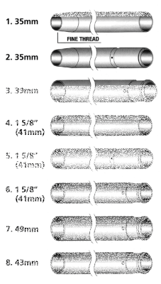 XL16-22 49mm Fork Tubes +4" UC (FR)