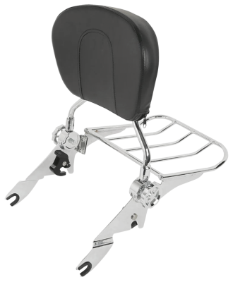 Det. Sissybar + Pad/Rack Chr FLH/T09-Up (FR)