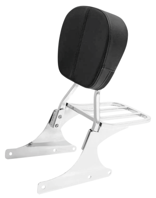 Rigid Sissybar + Pad/Rack Chr FLST86-17 (FR)