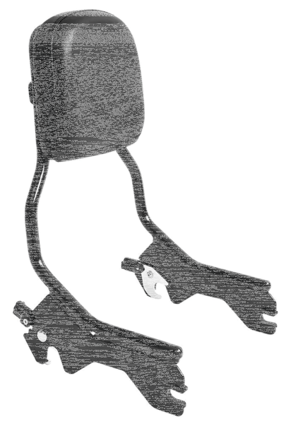 Det. Sissybar + Pad Black FXLR/FLSB18-Up (FR)
