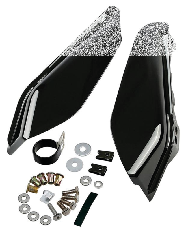 Mid Frame Air Deflector Blk FLH/T09-Up (FR)
