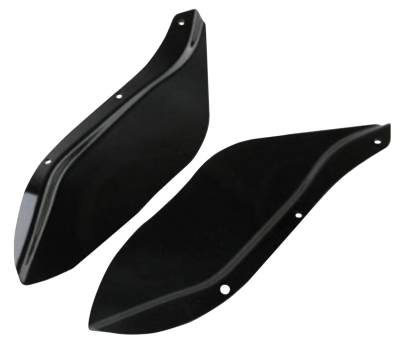 Side Wing Air Deflectors Black FLH/T14-