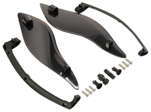Side Wing Air Deflectors Smoke FLH/T-14-