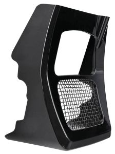 Radiator Cover Gloss Black FLH/T17-23