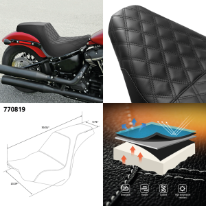 2-Up Diamond 2 Seat Black FXBB18-Up (FR)