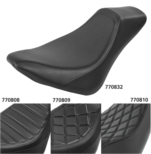 Solo Plain Seat Black FLHC18-Up (FR)