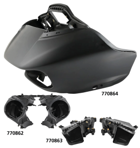 Inner/Outer Fairing Gloss Black FLT15-Up (FR)