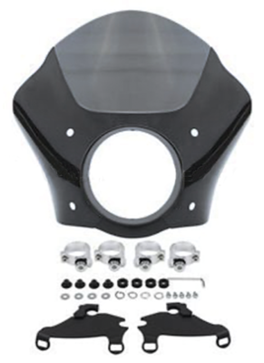 Gauntlet Fairing Gloss Black FXD06-17 (FR)