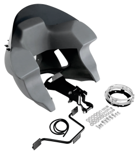 7" FXRP Fairing Unpainted Smoke ST18-Up (FR)