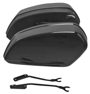 Gloss Black Saddlebags FXLRST22-Up (FR)