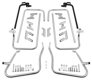 Saddlebag Guards Chrome FLH/T14-Up