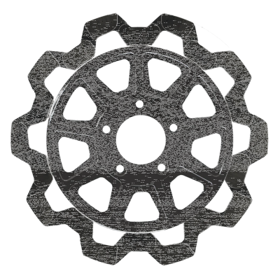 FR Bow-Tie 11.5"x5mm BL/BL 9-Spoke (FR)