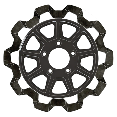 RR Bow-Tie 11.5"x5mm BL/BL 9-Spoke (FR)