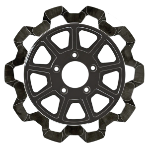 RR Bow-Tie 11.5"x5mm BL/BL 9-Spoke (FR)