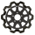 RR Bow-Tie 11.5"x6mm BL/BL 9-Spoke (FR)