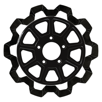 FR Bow-Tie 11.8"x5mm BL/BL 9-Spoke (FR)