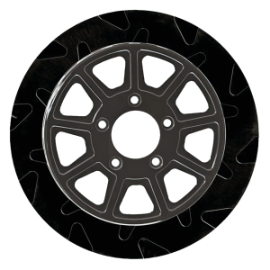 FR Smooth 11.5"x5mm BL/BL 9-Spoke (FR)