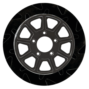 FR Smooth 11.5"x5mm BL/BL 9-Spoke