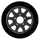 FR Smooth 11.5"x5mm BL/BL 9-Spoke (FR)