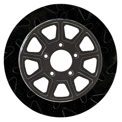 RR Smooth 11.5"x5mm BL/BL 9-Spoke (FR)