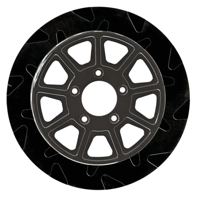 FR Smooth 11.8"x5mm BL/BL 9-Spoke (FR)