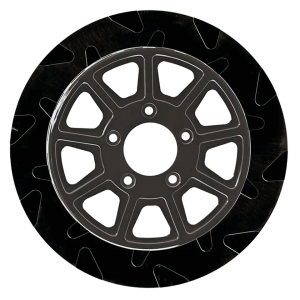 FR Smooth 11.8"x5mm BL/BL 9-Spoke (FR)