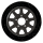 RR Smooth 11.8"x7mm BL/BL 9-Spoke (FR)
