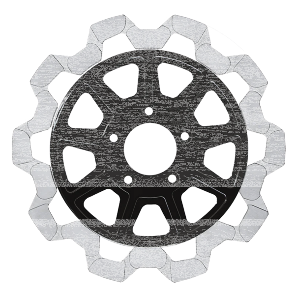 FR Bow-Tie 11.5"x5mm BL/MF 9-Spoke (FR)