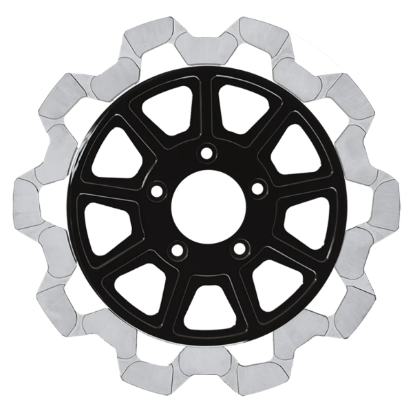 RR Bow-Tie 11.5"x6mm BL/MF 9-Spoke (FR)