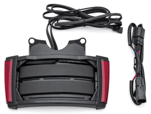 Black License Frame Red Lens FLH/T14-Up (FR)