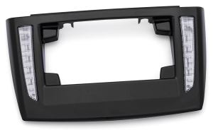 Black License Frame Smoke Lens Tri09-Up (FR)