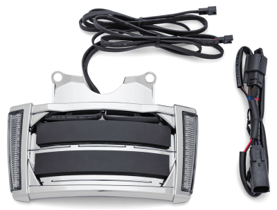 Chrome License Frame Smoke Lens FLH/T14- (FR)