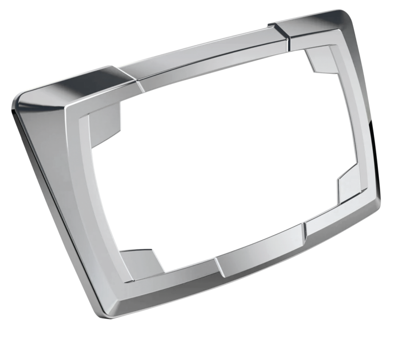 Universal License Plate Frame Chrome (FR)
