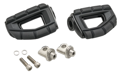 Chicane Foot Pegs Black Male Mounts (FR)