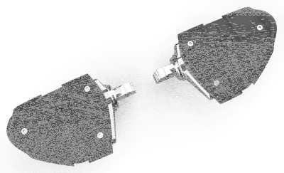 RydeCulture Foot Rest Chrome Male Mounts (FR)