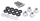 Tour-Pak Rack Lift Kit Chrome (FR)