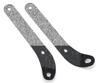 Tie-Down Brackets Black FLT15-Up (FR)