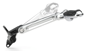 Flrbrd Peg Mnts long Chr Arm FLH/T23-up (FR)