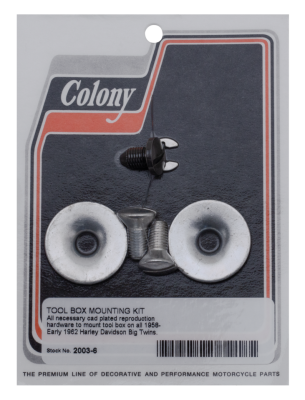 Tool box mounting kit WhPltd BT58-e62 (FR)