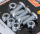 Disc screws/nuts 5/16-18x7/8" TXBH, zinc (FR)