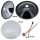 Replica springer headlight mirror w/seal (FR)