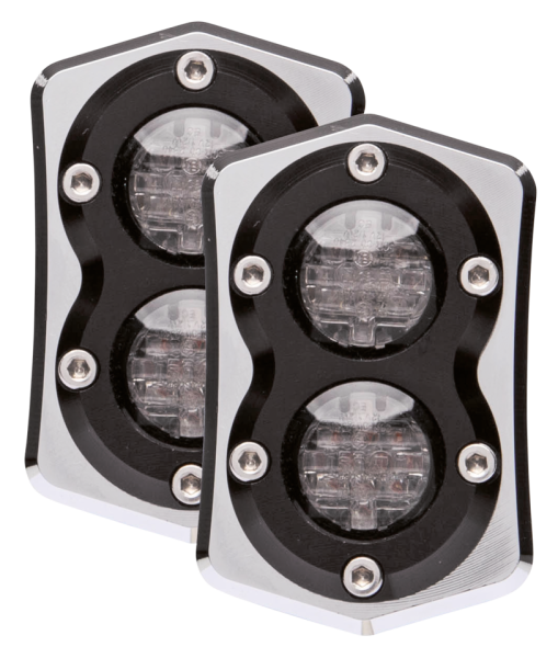 Vitys Taillight/licenseplte kit chr/blk (FR)