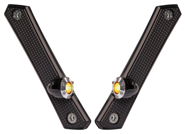 Vitys Front turnsignalkit black/polish (FR)