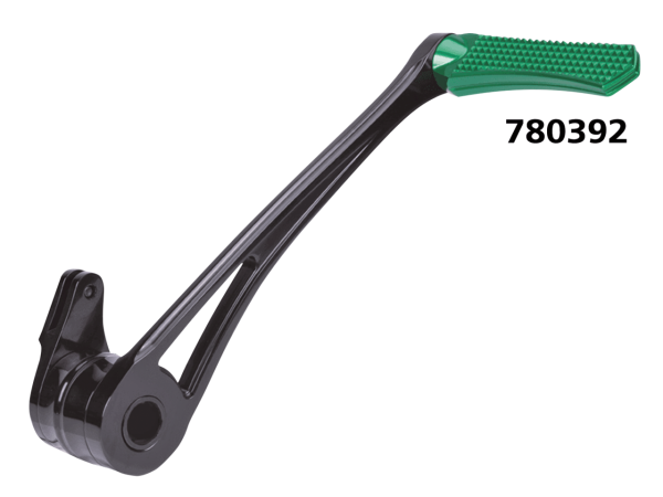DMND BRAKE ARM BLK+GREEN PEG FLH/T14-UP (FR)