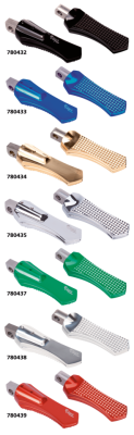 DIAMOND FOOTPEGS BLK (FR)