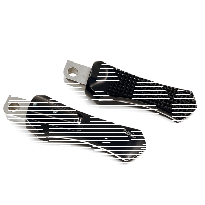 DIAMOND FOOTPEGS BLK CONTR CUT (FR)