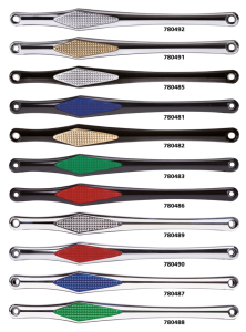 DIAMOND SHIFT ROD CHR W/ BLUE DIAMOND (FR)