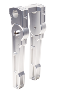 Adjustable 10" riser set silver (FR)