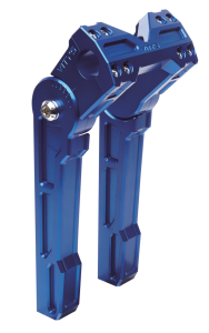 Adjustable 10" riser set Blue