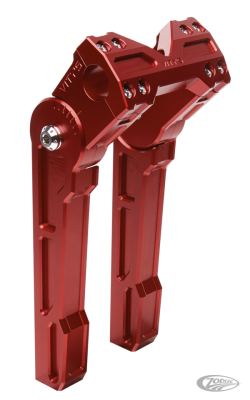 Adjustable 10" riser set Red